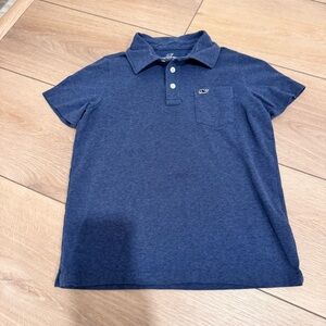 Vineyard Vines Edgartown Polo shirt boys S 8-10 dark blue